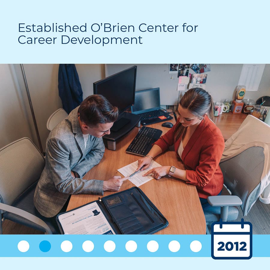 Established O'Brien Center for Career Development